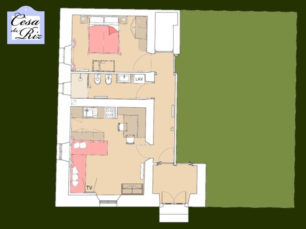 Cesa Da Riz Appartement Colle Santa Lucia Buitenkant foto
