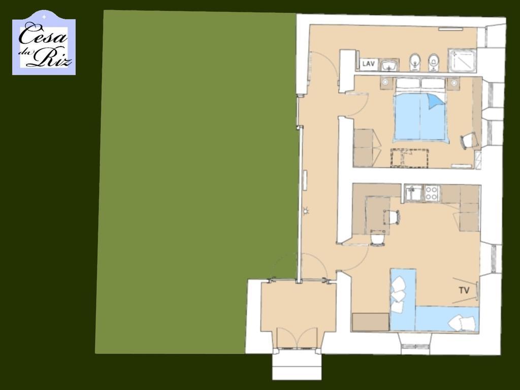 Cesa Da Riz Appartement Colle Santa Lucia Buitenkant foto